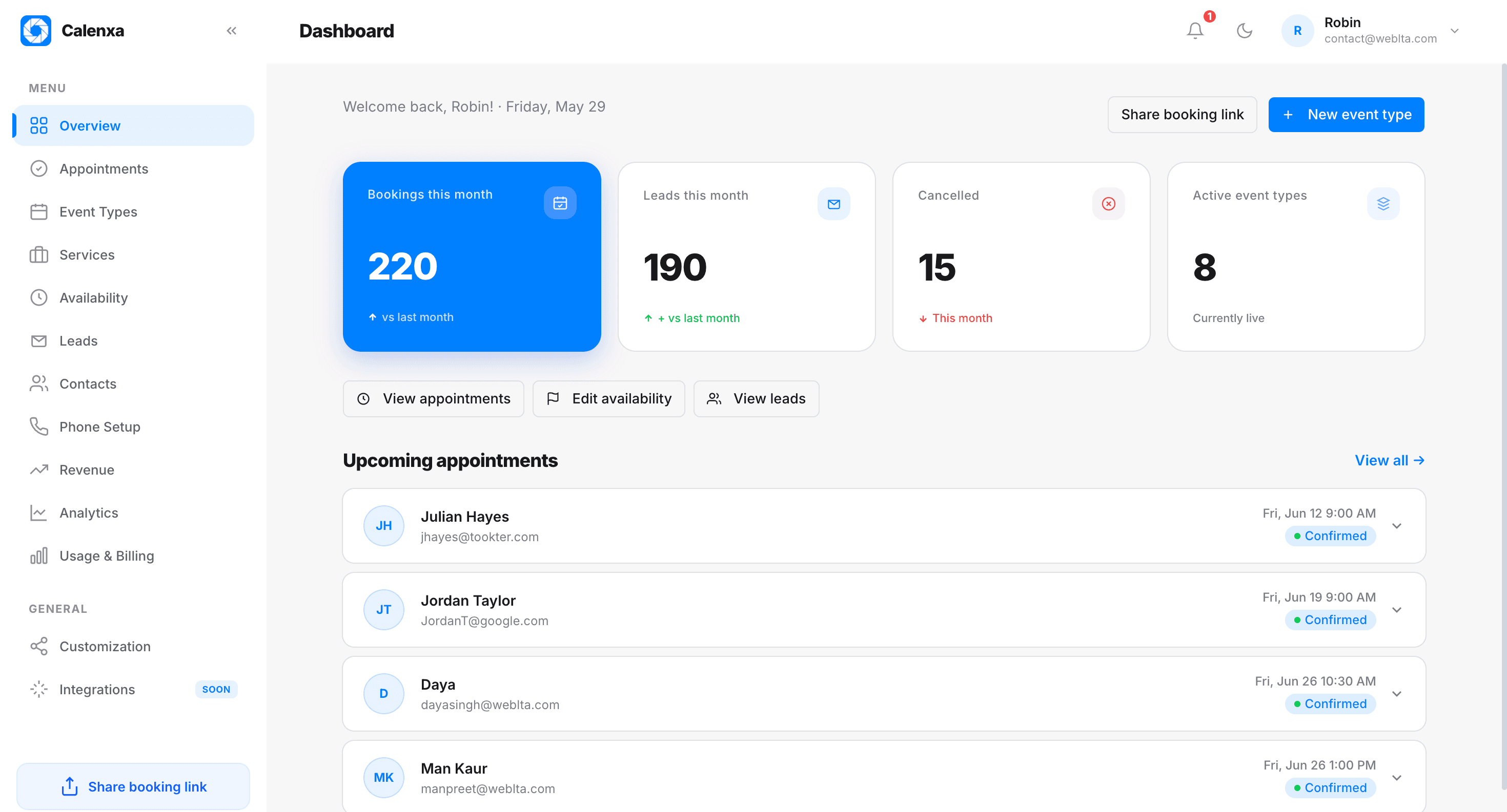 Dashboard Preview